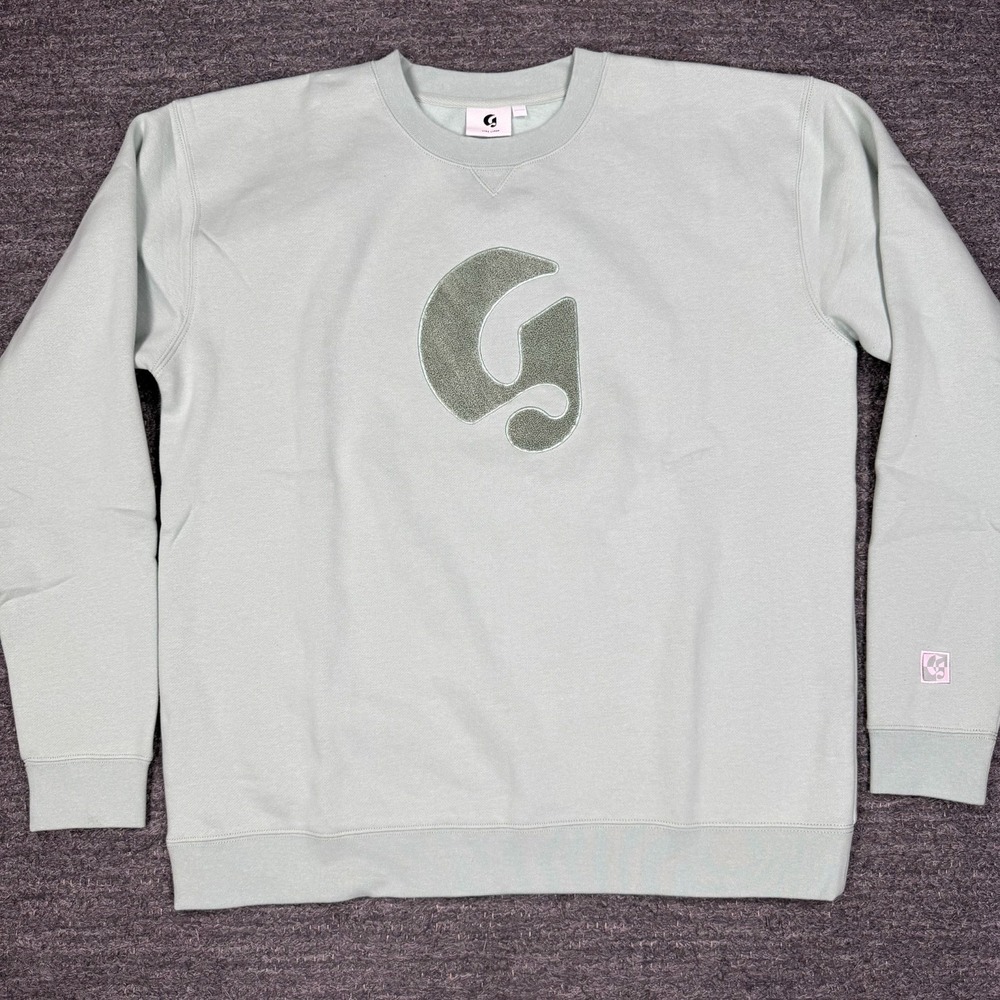 Glossier Boston Exclusive Crewneck Sweatshirt Isabella Green XL G Logo Luxury